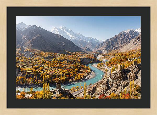 Hunza Valley In Autumn