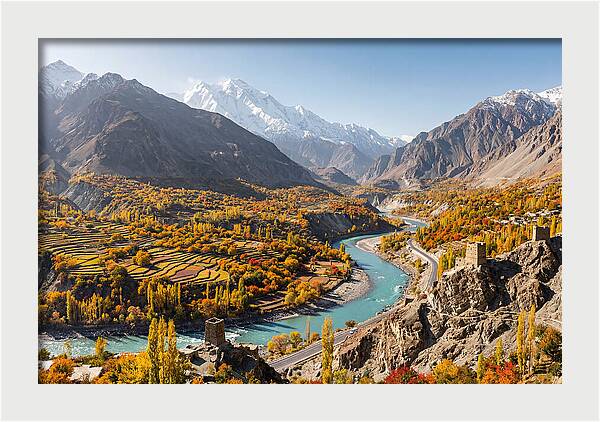 Hunza Valley In Autumn