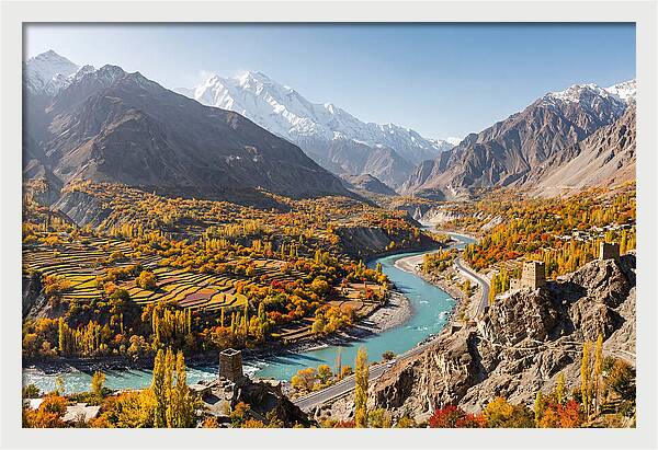 Hunza Valley In Autumn