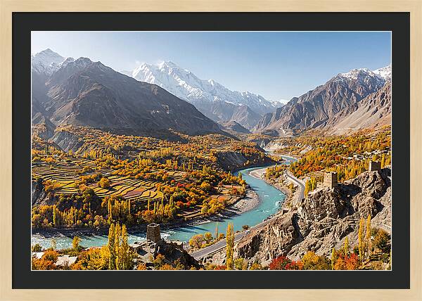 Hunza Valley In Autumn