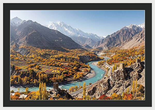 Hunza Valley In Autumn