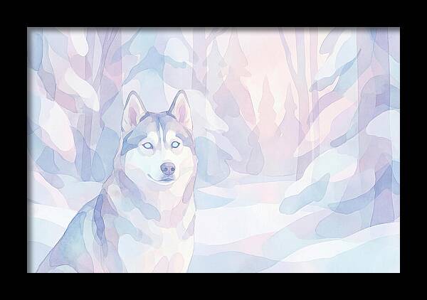 Husky In A Winter Wonderland