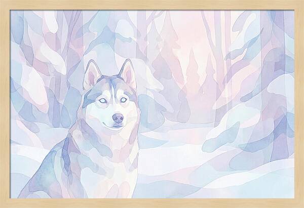 Husky In A Winter Wonderland