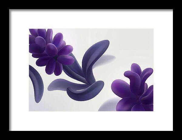 Hyacinth Cluster In Intense Grape Purple