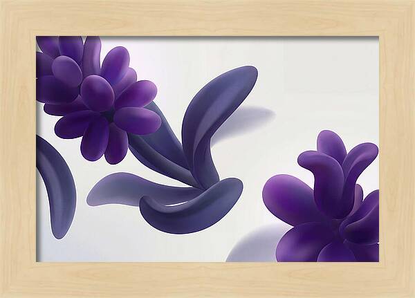 Hyacinth Cluster In Intense Grape Purple