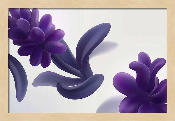 Hyacinth Cluster In Intense Grape Purple