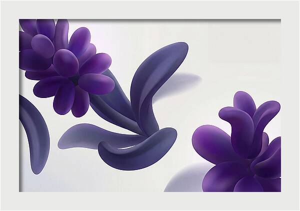 Hyacinth Cluster In Intense Grape Purple