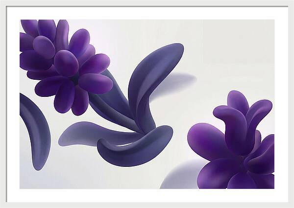 Hyacinth Cluster In Intense Grape Purple