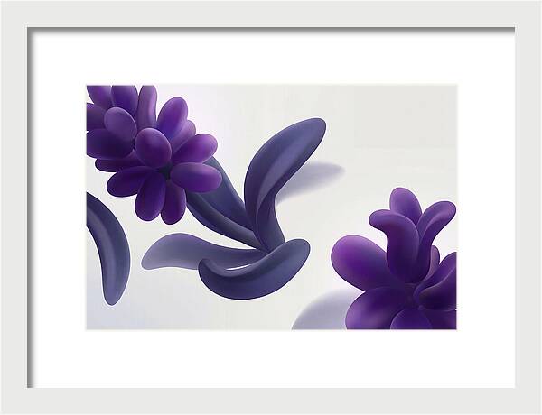 Hyacinth Cluster In Intense Grape Purple