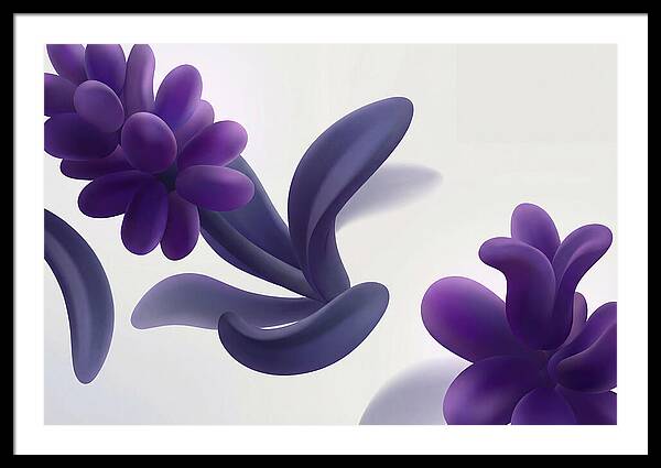 Hyacinth Cluster In Intense Grape Purple
