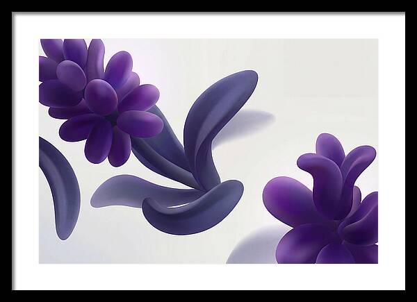 Hyacinth Cluster In Intense Grape Purple