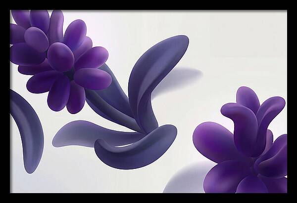 Hyacinth Cluster In Intense Grape Purple
