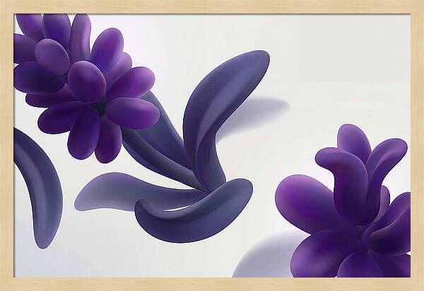 Hyacinth Cluster In Intense Grape Purple