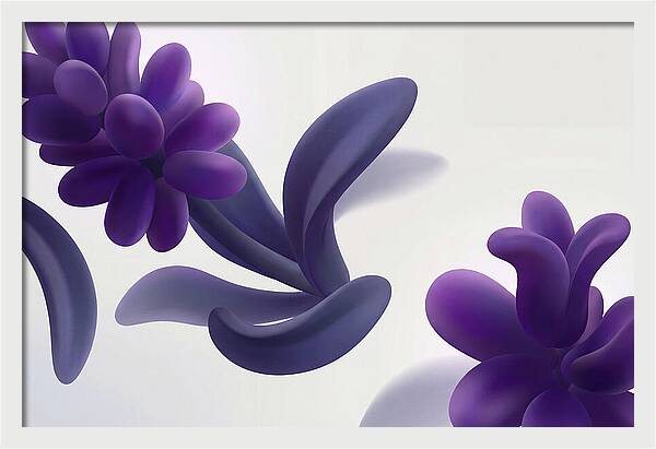 Hyacinth Cluster In Intense Grape Purple