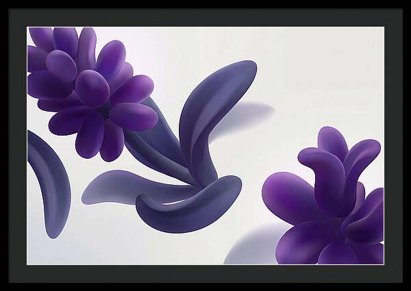 Hyacinth Cluster In Intense Grape Purple