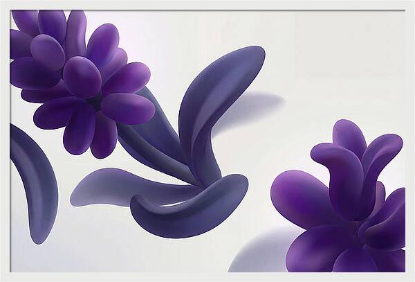 Hyacinth Cluster In Intense Grape Purple