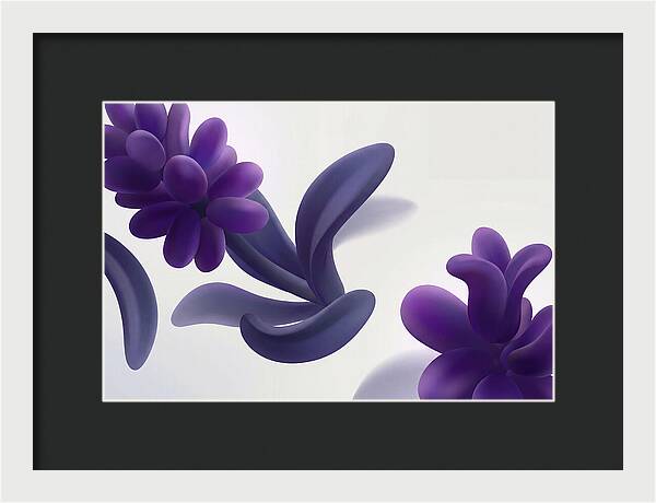 Hyacinth Cluster In Intense Grape Purple