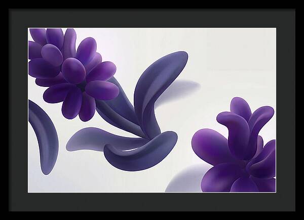 Hyacinth Cluster In Intense Grape Purple