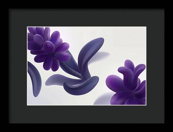 Hyacinth Cluster In Intense Grape Purple