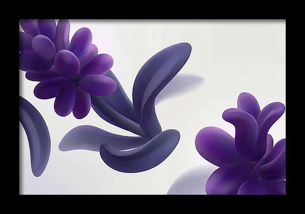 Hyacinth Cluster In Intense Grape Purple
