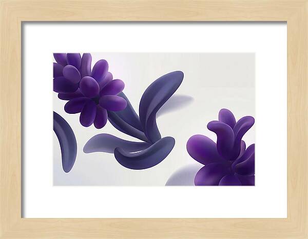 Hyacinth Cluster In Intense Grape Purple