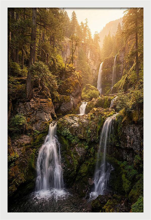 Hyalite Canyon Waterfall Serenity