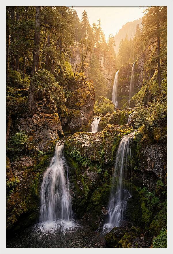 Hyalite Canyon Waterfall Serenity