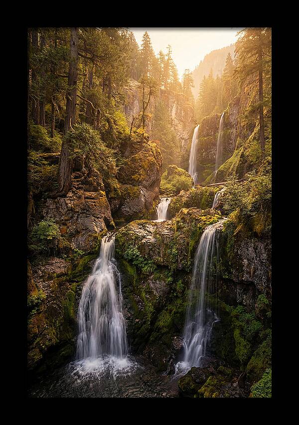 Hyalite Canyon Waterfall Serenity