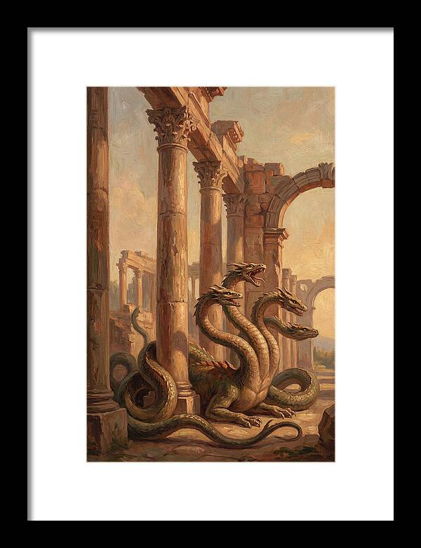 Hydra Among Ancient Ruins
