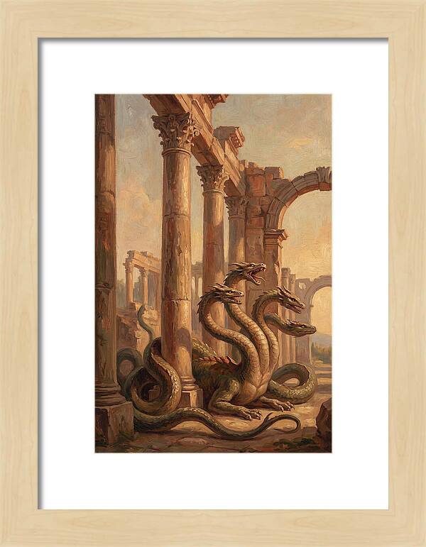 Hydra Among Ancient Ruins