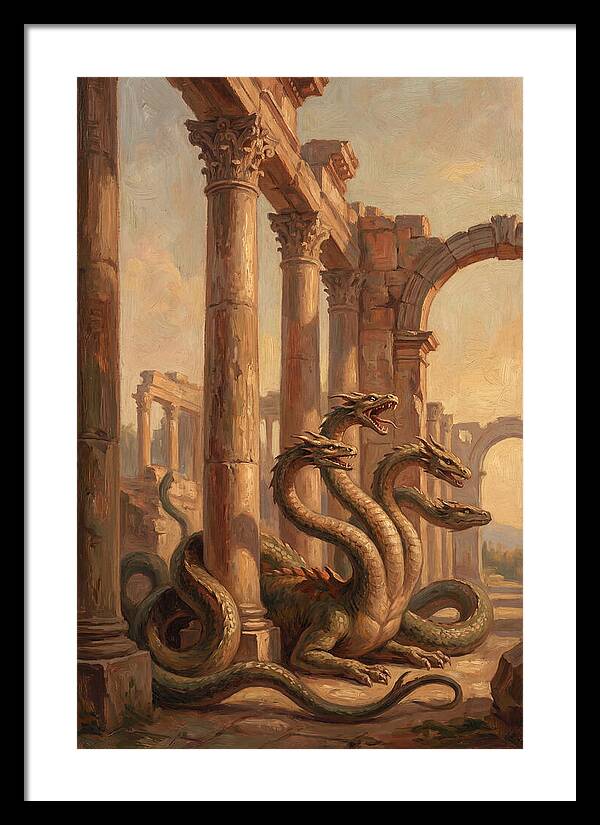 Hydra Among Ancient Ruins