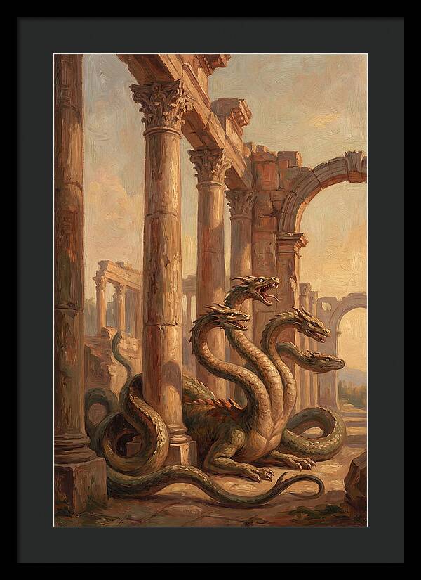 Hydra Among Ancient Ruins