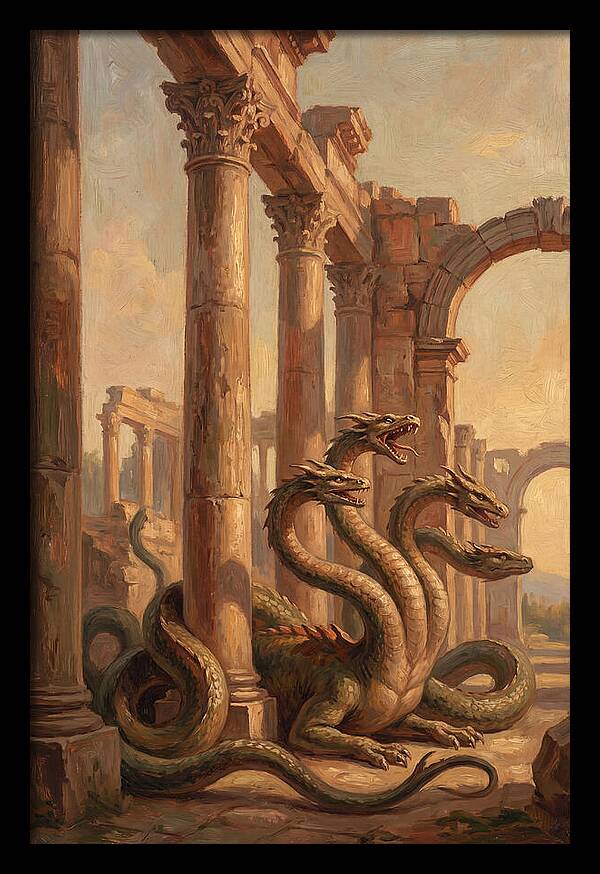 Hydra Among Ancient Ruins