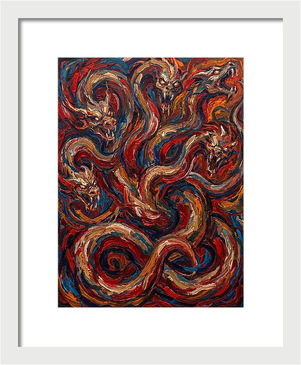 Hydra In Expressionist Style
