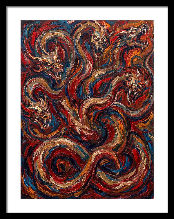 Hydra In Expressionist Style