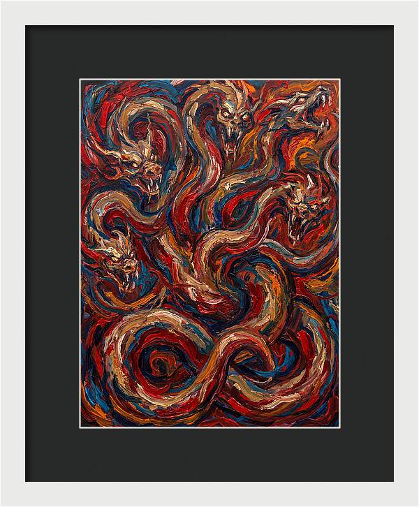 Hydra In Expressionist Style