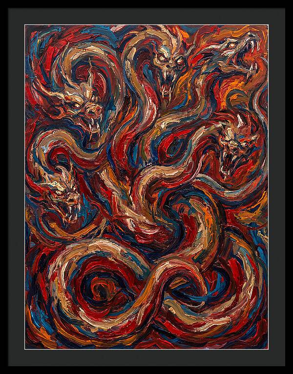 Hydra In Expressionist Style