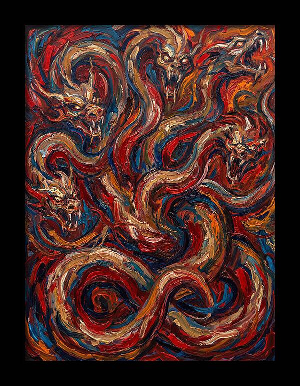 Hydra In Expressionist Style