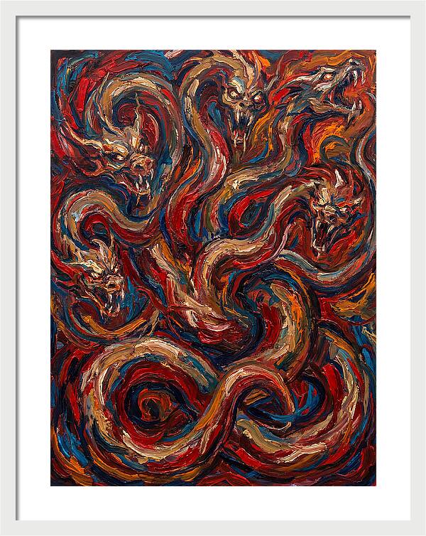 Hydra In Expressionist Style