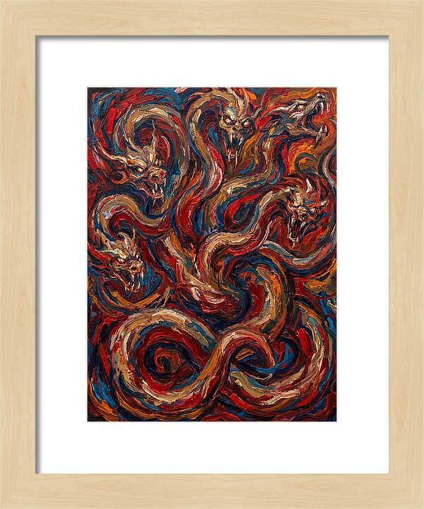 Hydra In Expressionist Style