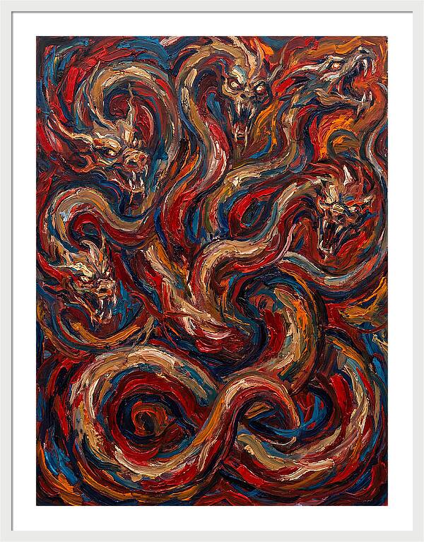 Hydra In Expressionist Style