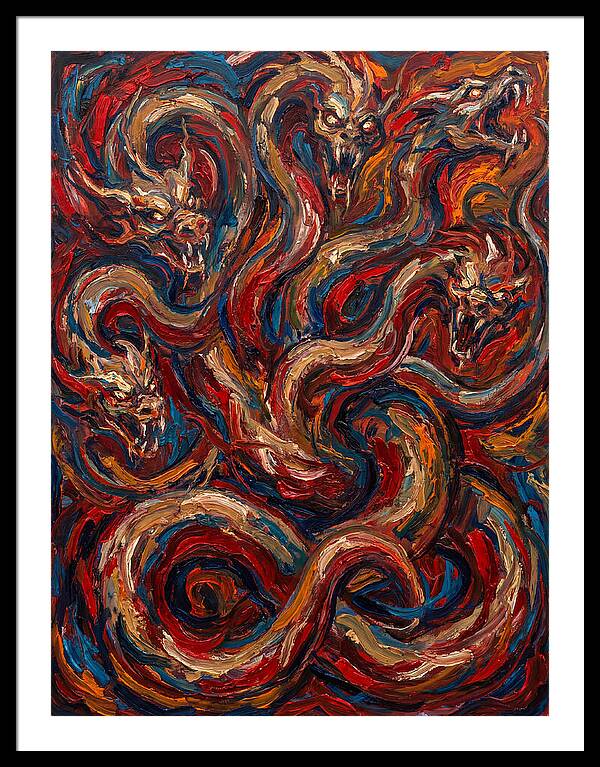 Hydra In Expressionist Style