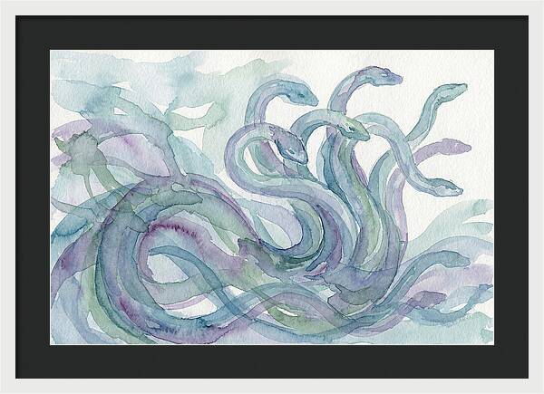 Hydra Watercolor Elegance