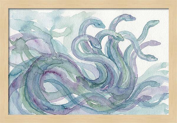Hydra Watercolor Elegance