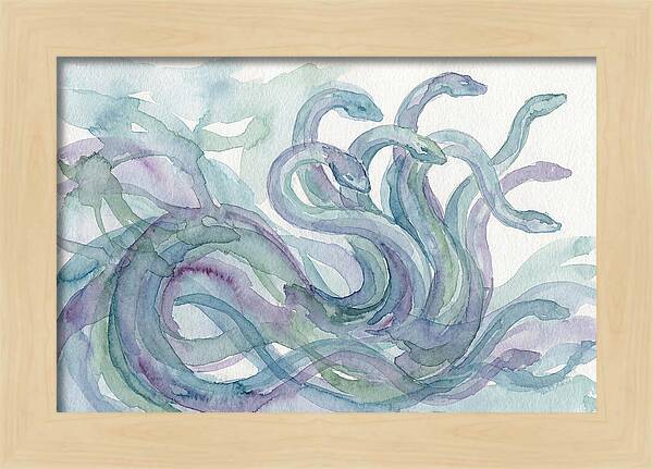 Hydra Watercolor Elegance