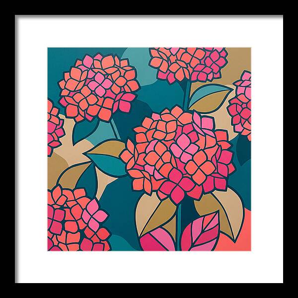 Hydrangea Petals In Bloom