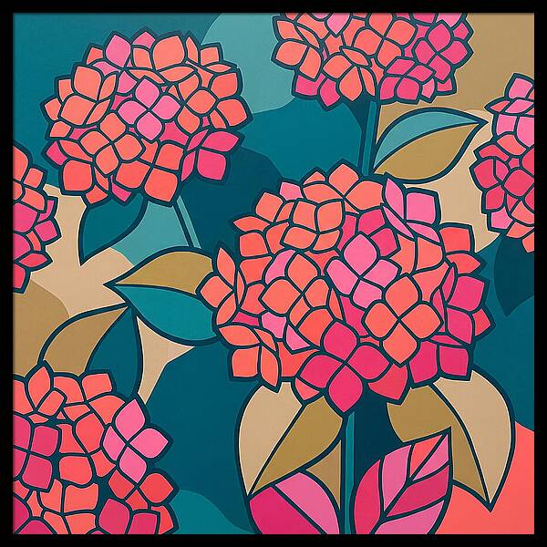 Hydrangea Petals In Bloom