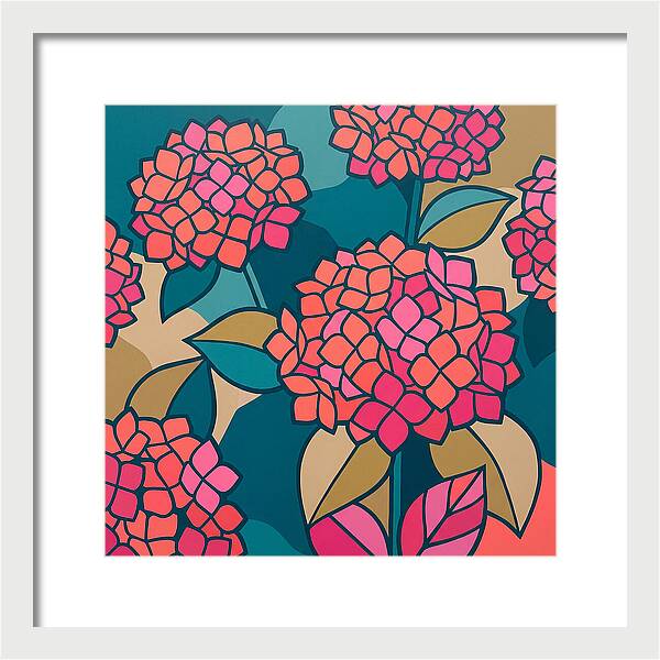 Hydrangea Petals In Bloom