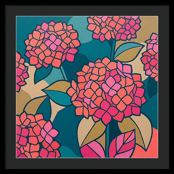 Hydrangea Petals In Bloom