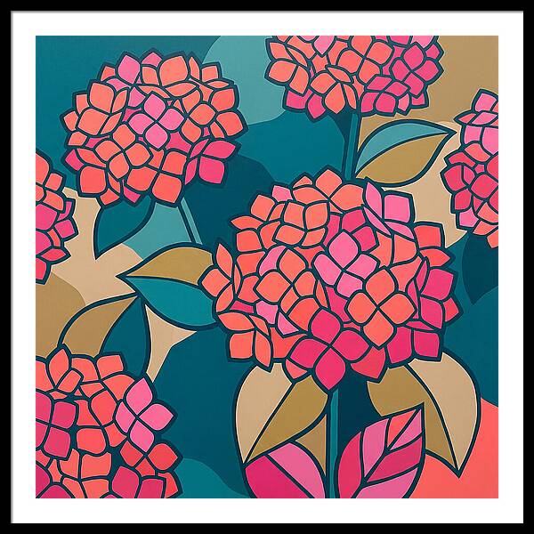 Hydrangea Petals In Bloom